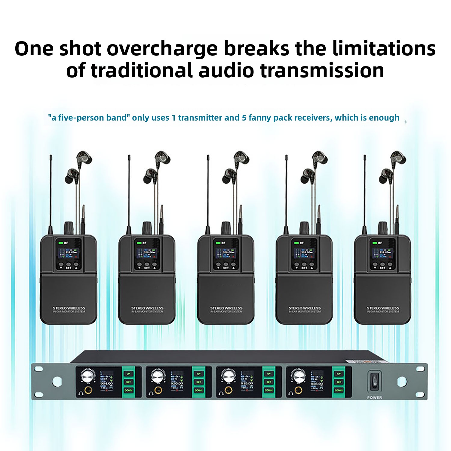 In Ear Monitors For Singers - GAW-S1 스테이지 스테레오 이어 백 모니터링