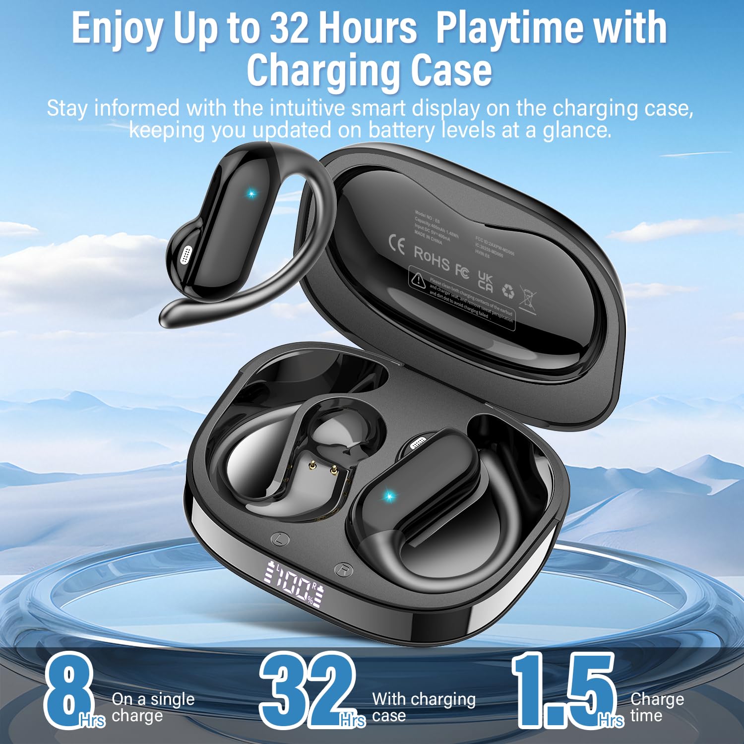 2026 오픈형 이어버드 블루투스 5.4 무선 헤드폰  - Type C Wired Earphones With Mic 리뷰 및 가격
