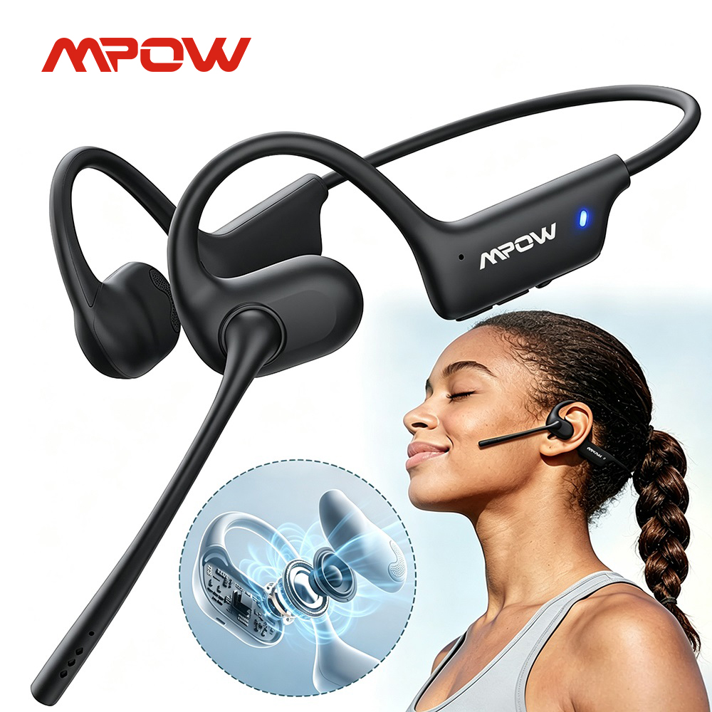 Mpow O1 오픈형 스포츠 헤드폰 무선 공기전도 이어 - Type C Wired Earphones With Mic 리뷰 및 가격